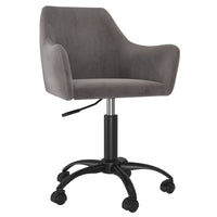 Thumbnail for Esszimmerstühle 2 Stk. Drehbar Dunkelgrau Samt