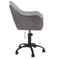 Thumbnail for Esszimmerstühle 2 Stk. Drehbar Dunkelgrau Samt