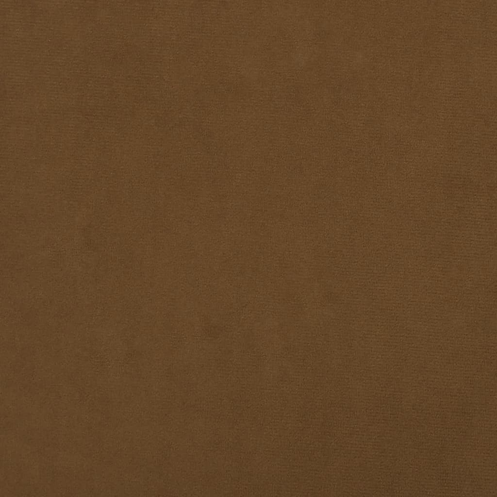 Esszimmerstühle 2 Stk. Drehbar Braun Samt