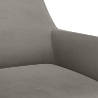 Thumbnail for Esszimmerstühle 2 Stk. Drehbar Hellgrau Samt
