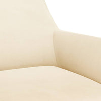 Thumbnail for Esszimmerstühle 2 Stk. Drehbar Creme Samt