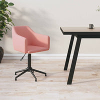 Thumbnail for Esszimmerstuhl Drehbar Rosa Samt