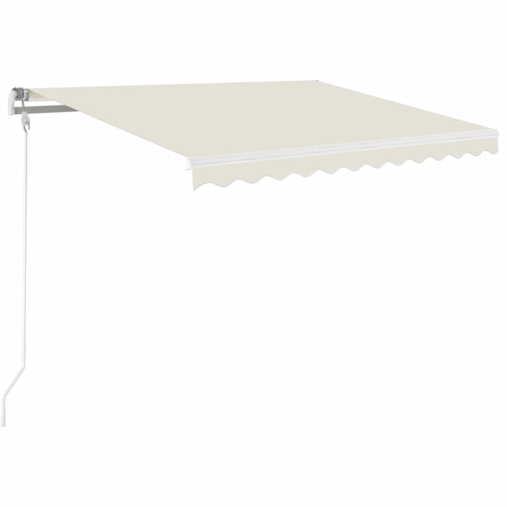 Gelenkarmmarkise Einziehbar 350x250 cm Creme