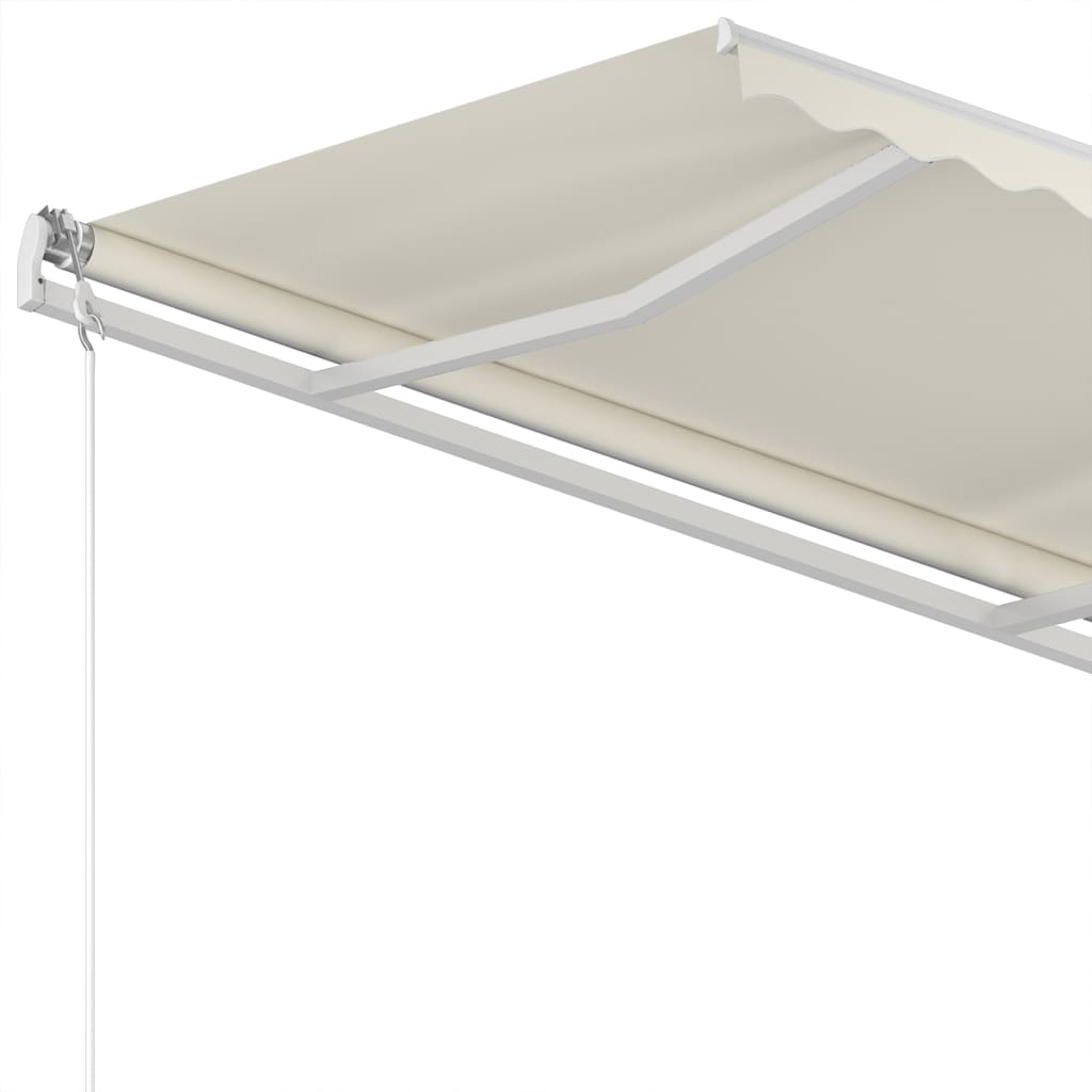 Gelenkarmmarkise Einziehbar 350x250 cm Creme