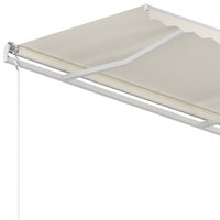 Thumbnail for Gelenkarmmarkise Einziehbar 350x250 cm Creme