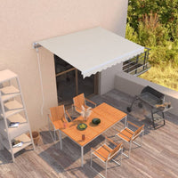 Thumbnail for Gelenkarmmarkise Einziehbar 350x250 cm Creme