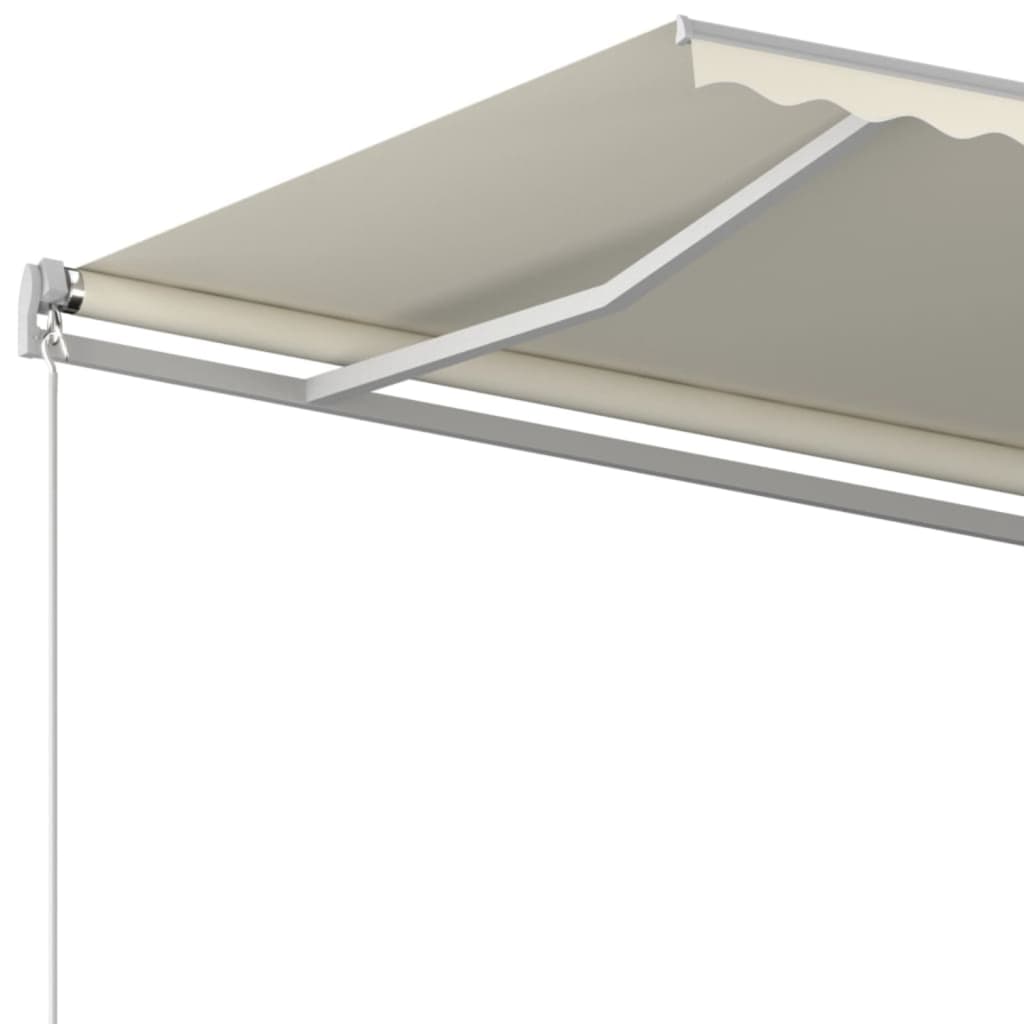 Gelenkarmmarkise Einziehbar 450x300 cm Creme