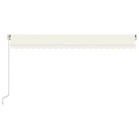 Thumbnail for Gelenkarmmarkise Einziehbar 500x300 cm Creme
