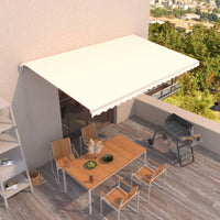 Thumbnail for Gelenkarmmarkise Einziehbar 500x300 cm Creme