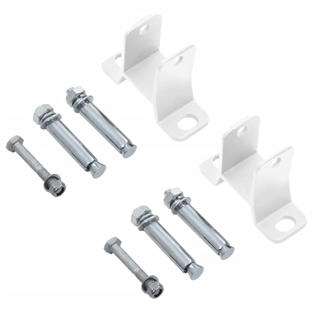 Gelenkarmmarkise Automatisch 400x350 cm Blau und Weiß