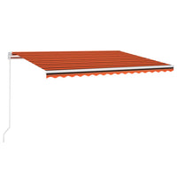 Thumbnail for Gelenkarmmarkise Einziehbar 450x350 cm Orange und Braun