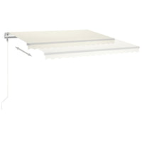 Thumbnail for Automatische Markise mit LED & Windsensor 450x350 cm Creme