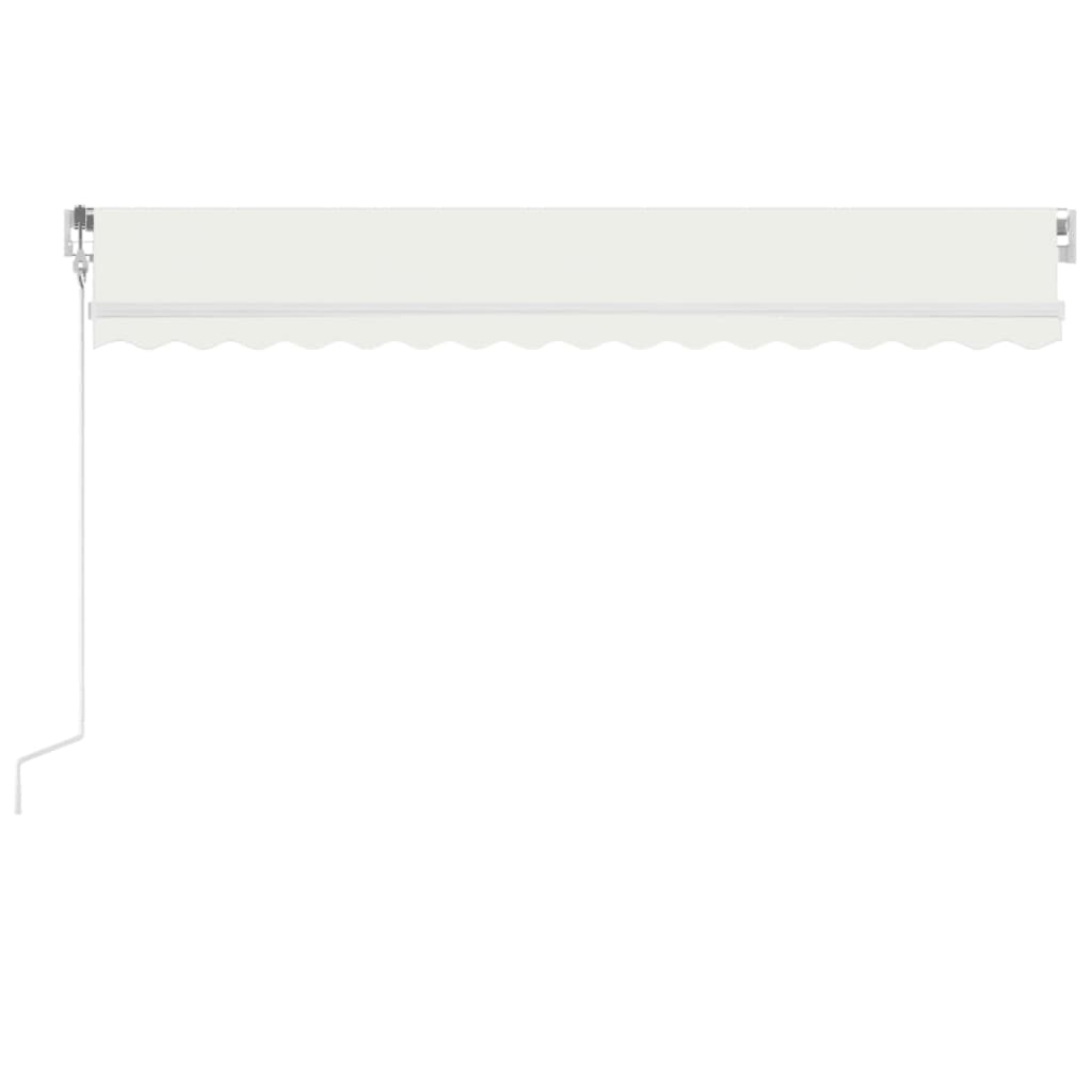 Automatische Markise mit LED & Windsensor 450x350 cm Creme