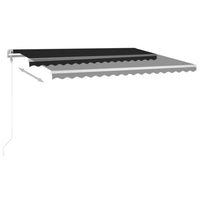 Thumbnail for Automatische Markise mit LED & Windsensor 450x350 cm Anthrazit