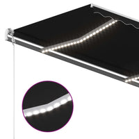 Thumbnail for Automatische Markise mit LED & Windsensor 450x350 cm Anthrazit