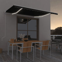 Thumbnail for Automatische Markise mit LED & Windsensor 450x350 cm Anthrazit