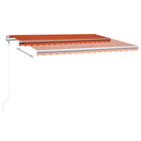 Thumbnail for Automatische Markise mit LED & Windsensor 450x350 Orange/Braun