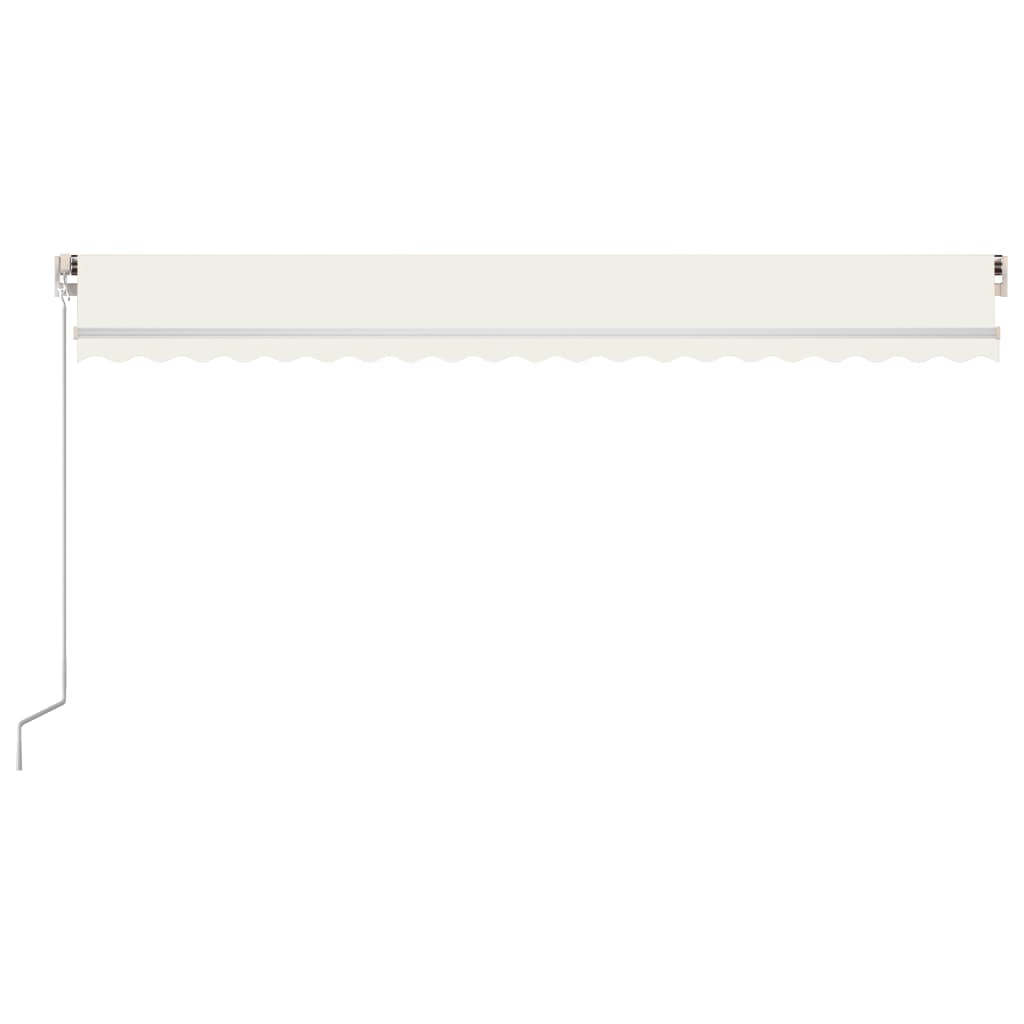 Gelenkarmmarkise Einziehbar 500x350 cm Creme