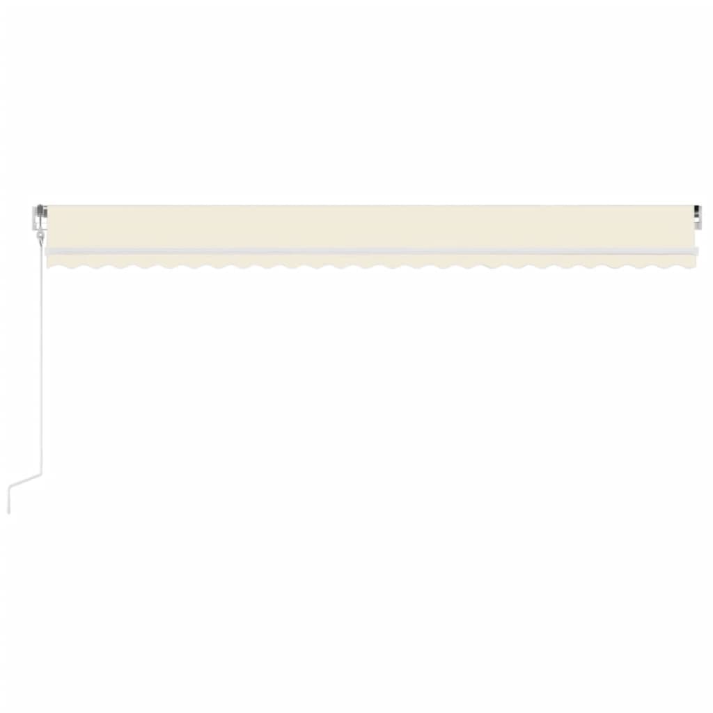 Automatische Markise mit LED & Windsensor 600x350 cm Creme