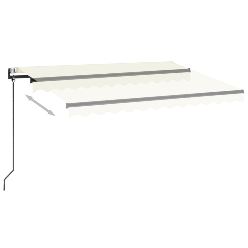 Gelenkarmmarkise Automatisch 350x250 cm Creme