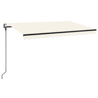 Thumbnail for Automatische Markise mit LED & Windsensor 450x300 cm Creme