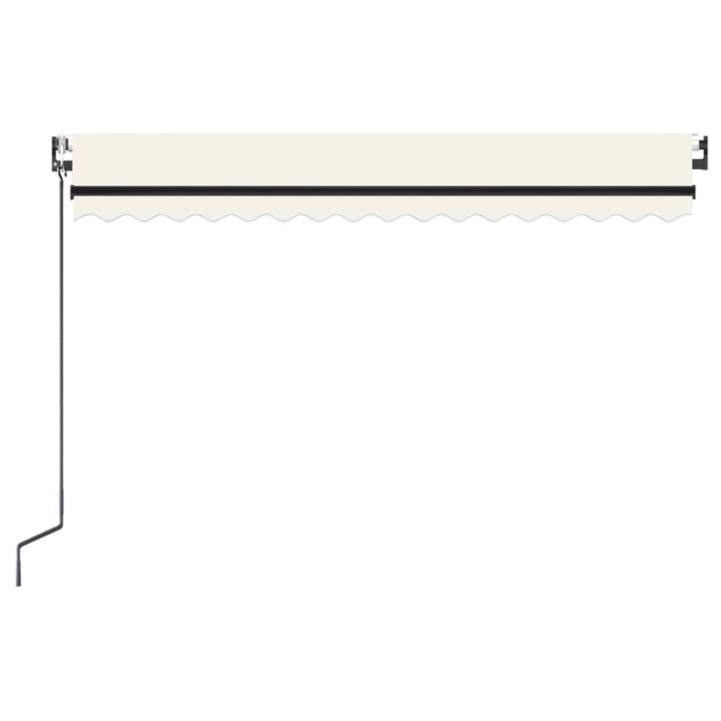 Automatische Markise mit LED & Windsensor 450x300 cm Creme