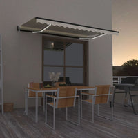 Thumbnail for Automatische Markise mit LED & Windsensor 450x300 cm Creme