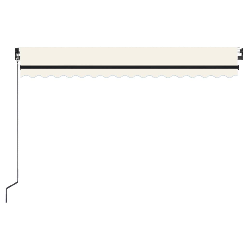 Gelenkarmmarkise Einziehbar 400x350 cm Creme