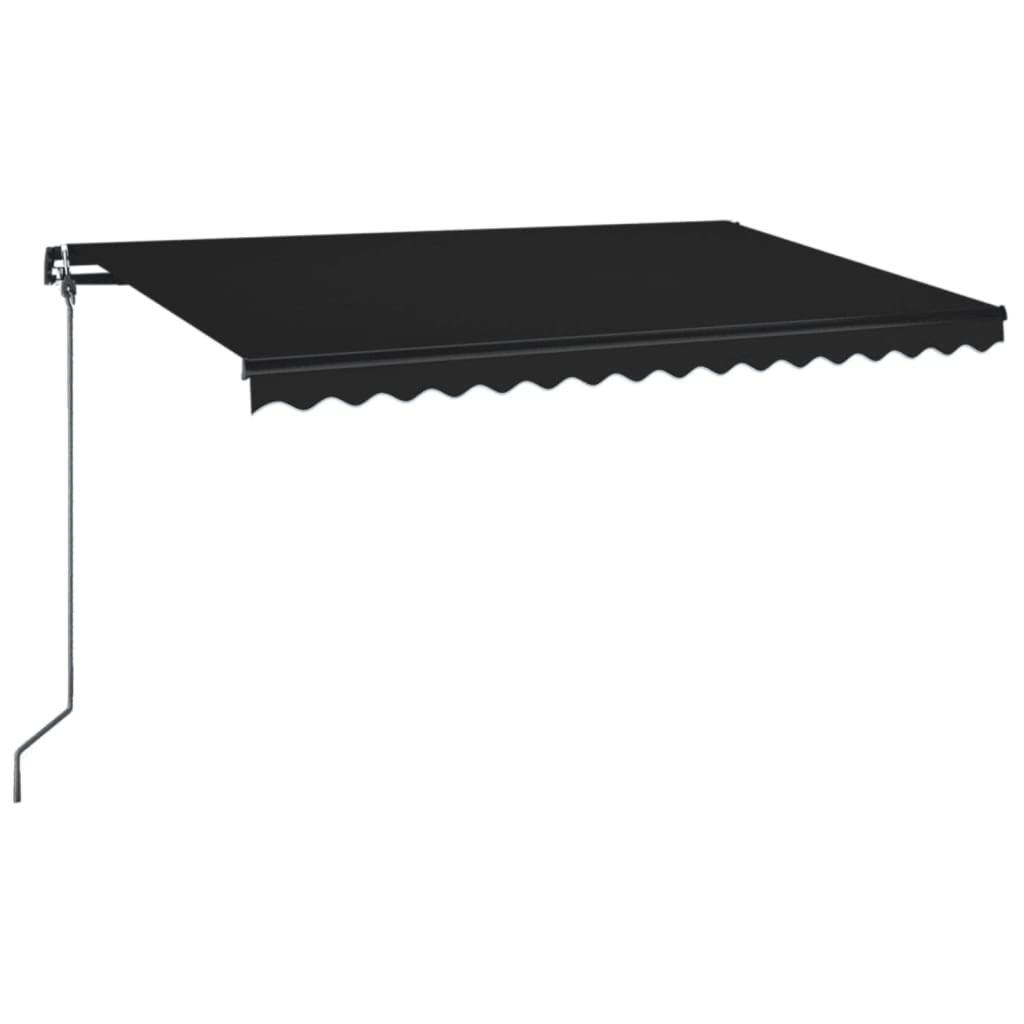 Gelenkarmmarkise Einziehbar 400x350 cm Anthrazit