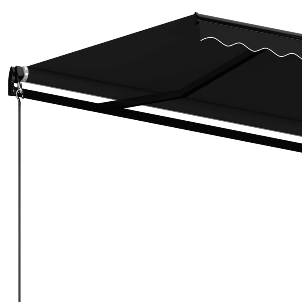 Gelenkarmmarkise Einziehbar 400x350 cm Anthrazit