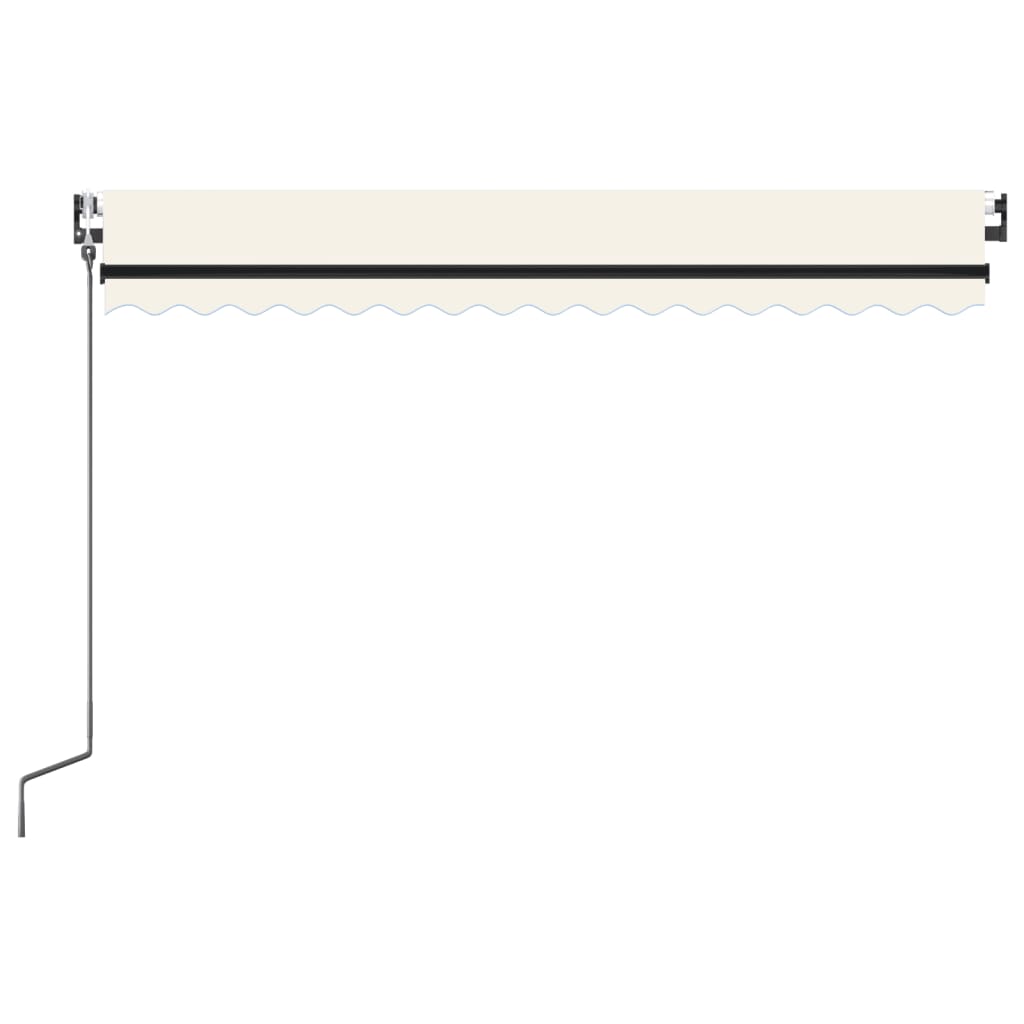Automatische Markise mit LED & Windsensor 400x350 cm Creme