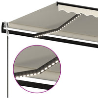 Thumbnail for Automatische Markise mit LED & Windsensor 400x350 cm Creme