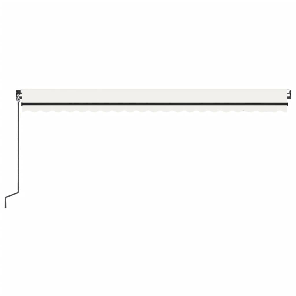 Gelenkarmmarkise Automatisch 500x350 cm Creme