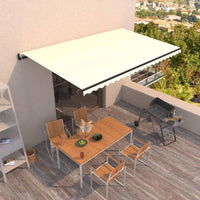 Thumbnail for Gelenkarmmarkise Automatisch 500x350 cm Creme