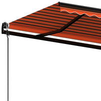 Thumbnail for Gelenkarmmarkise Automatisch 500x350 cm Orange und Braun