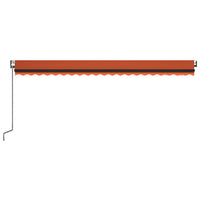Thumbnail for Automatische Markise mit LED & Windsensor 500x350 Orange/Braun