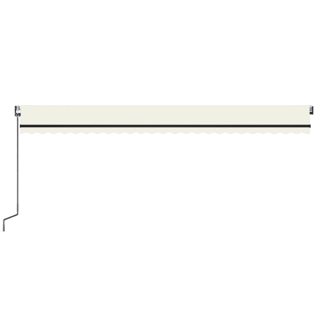 Gelenkarmmarkise Automatisch 600x350 cm Creme