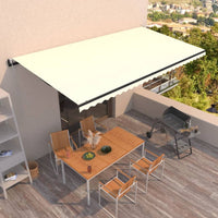 Thumbnail for Gelenkarmmarkise Automatisch 600x350 cm Creme