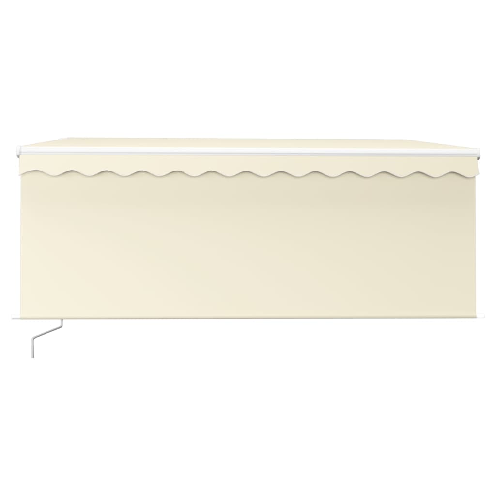 Gelenkarmmarkise Einziehbar mit Jalousie 3x2,5 m Creme