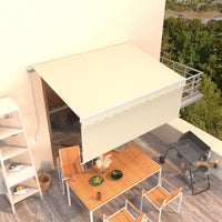 Thumbnail for Gelenkarmmarkise Einziehbar mit Jalousie 3x2,5 m Creme