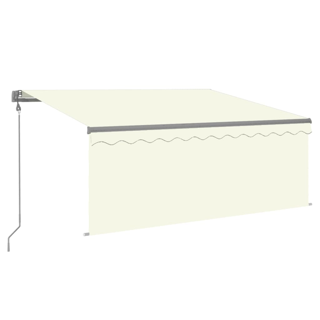 Gelenkarmmarkise Automatisch mit Jalousie 3x2,5 m Creme