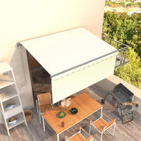 Thumbnail for Gelenkarmmarkise Automatisch mit Jalousie 3x2,5 m Creme