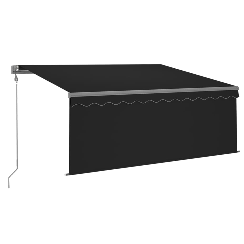 Gelenkarmmarkise Automatisch mit Jalousie 3x2,5 m Anthrazit