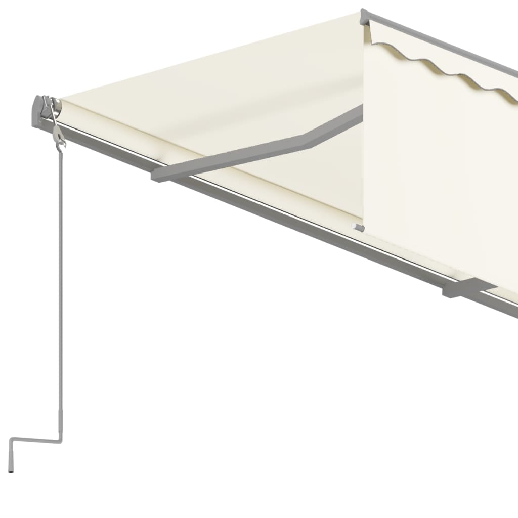 Gelenkarmmarkise Automatisch mit Jalousie 3,5x2,5 m Creme