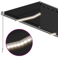 Thumbnail for Automatische Markise mit Jalousie LED Windsensor 4x3m Anthrazit