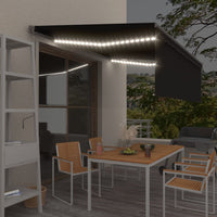 Thumbnail for Automatische Markise mit Jalousie LED Windsensor 4x3m Anthrazit