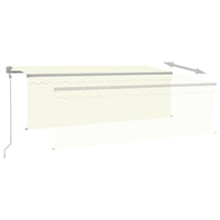 Thumbnail for Gelenkarmmarkise Automatisch mit Jalousie 4,5x3 m Creme