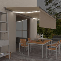 Thumbnail for Automatische Markise mit Jalousie LED & Windsensor 5x3 m Creme