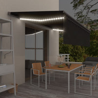 Thumbnail for Automatische Markise mit Jalousie LED Windsensor 5x3m Anthrazit