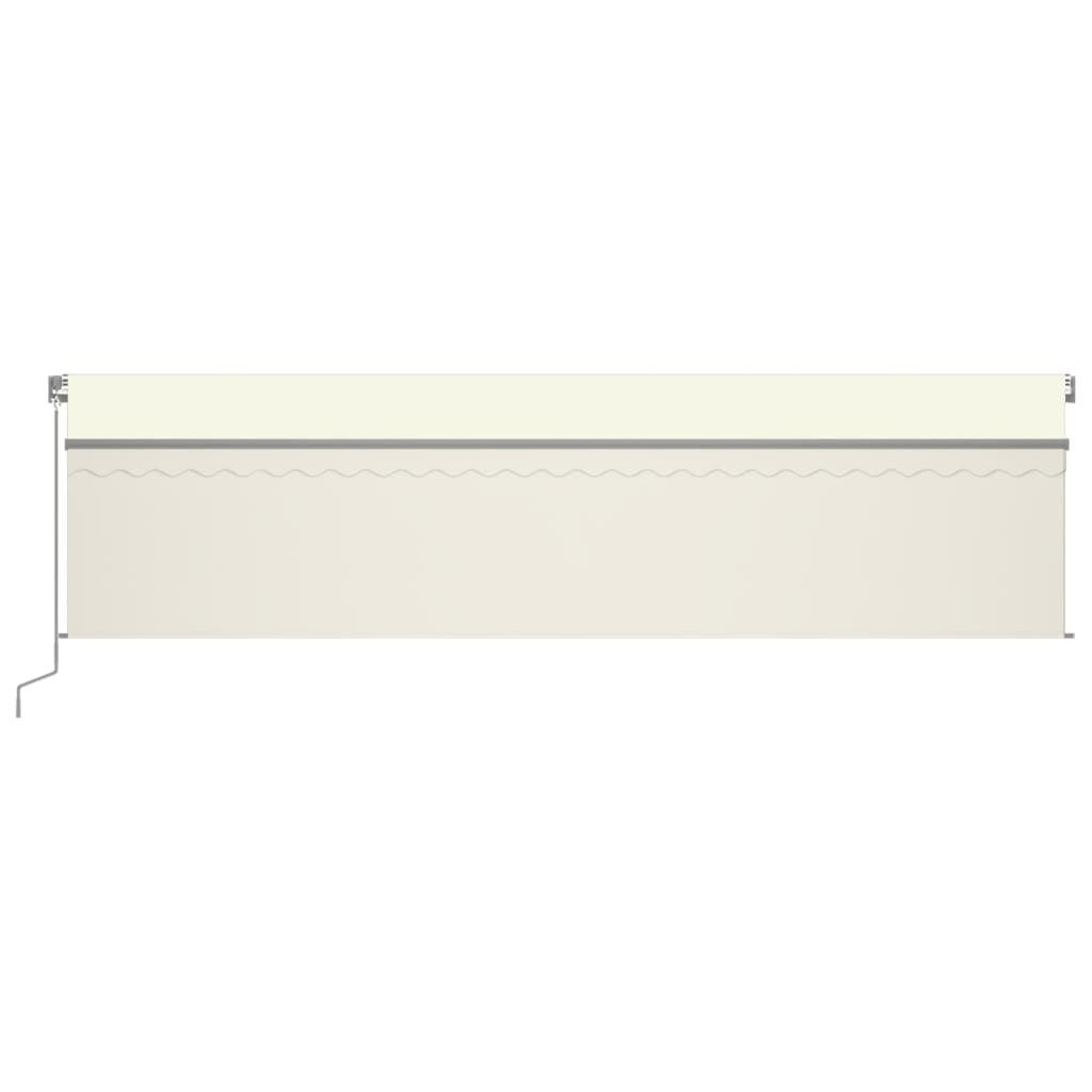 Gelenkarmmarkise Automatisch mit Jalousie 6x3 m Creme